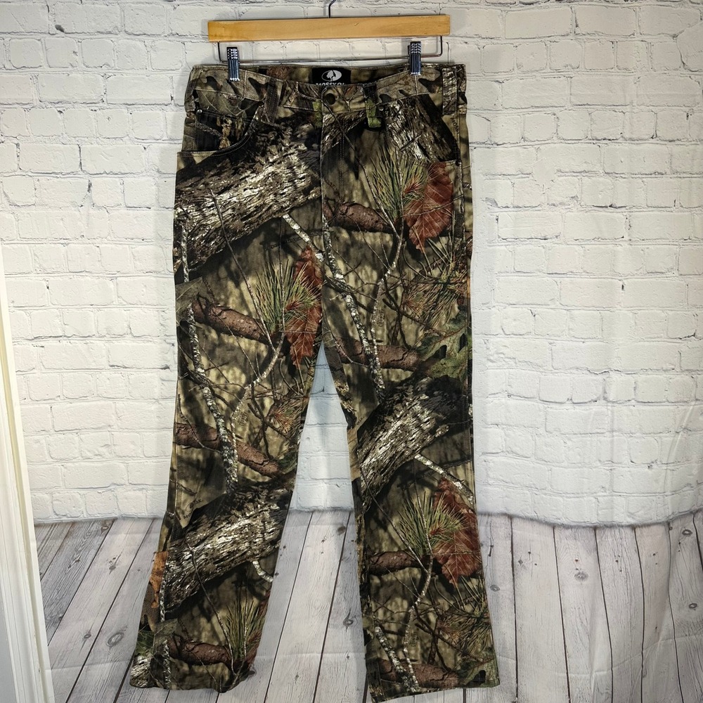 Mossy Oak Break-Up Country Camo Pants Mens 34x34 Cotton Hunting Denim 55191-7-C2